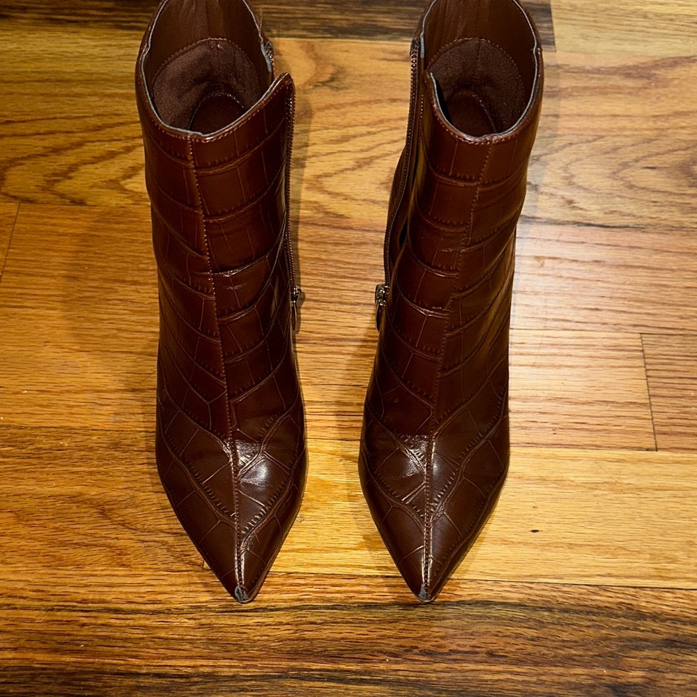 Marc Fisher Dark Brown Heeled Boots